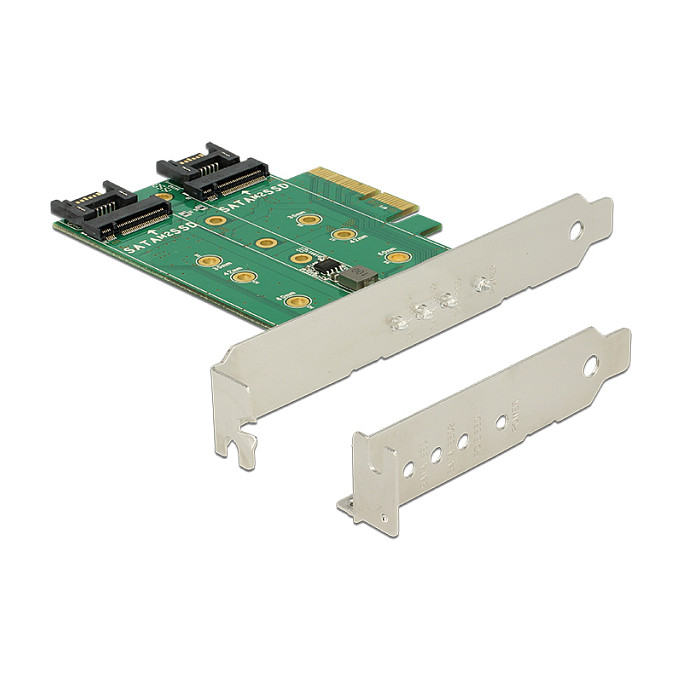 PCI Express Karte > 3 x M.2 Slot - Low Profile Formfaktor