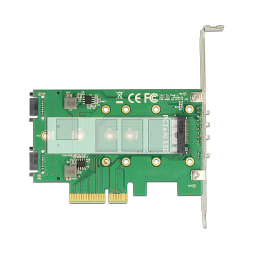 PCI Express Karte > 3 x M.2 Slot - Low Profile Formfaktor