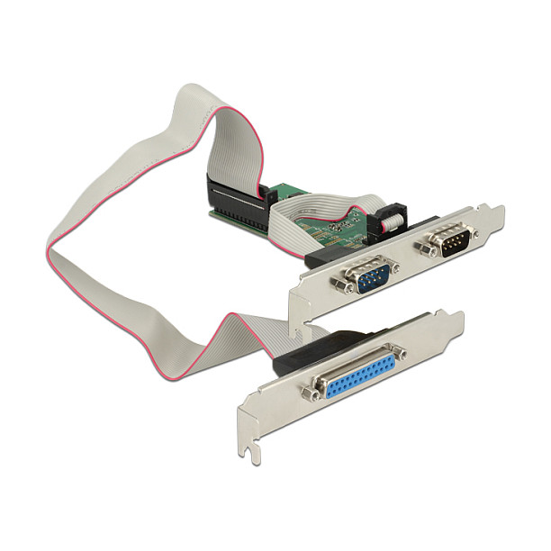 PCI Express x1 Karte zu 2 x Seriell RS-232 + 1 x Parallel