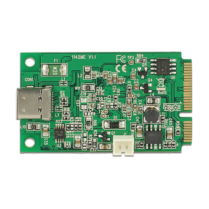 Mini PCIe I/O PCIe full size 1 x USB Type-C™ 3.1 Gen 2 Buchse