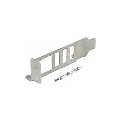 PCI Express x1 Karte zu 3 x extern USB 5 Gbps + 1 x extern Gigabit LAN - Low Profile Formfaktor