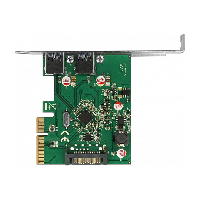 PCI Express x4 Karte zu 2 x extern USB 3.2 Gen 2 Typ-A Buchse