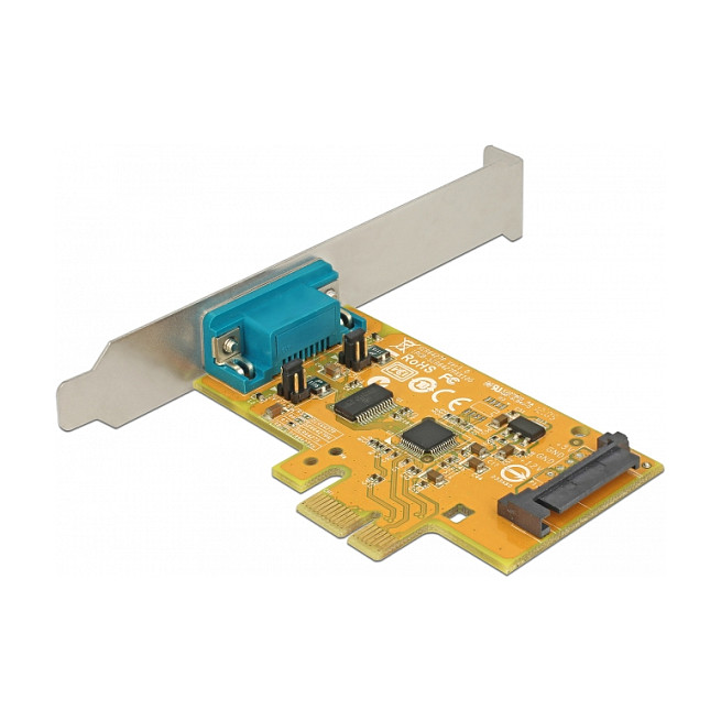 PCI Express x1 Karte zu 1 x Seriell mit Spannungsversorgung ESD Schutz