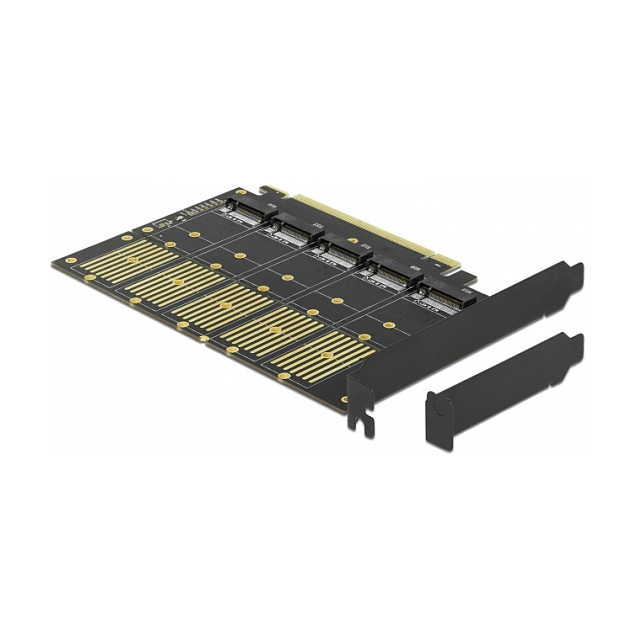 PCI Express x16 Karte zu 5 x intern M.2 Key B / SATA