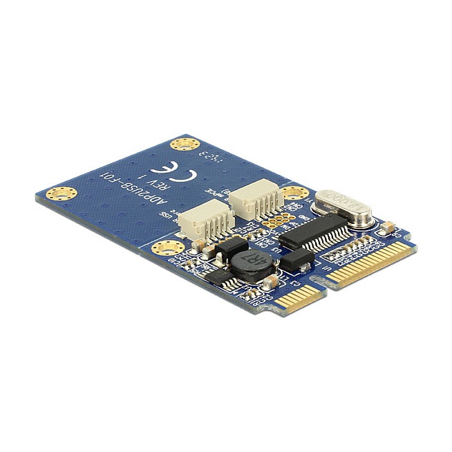 Mini PCIe I/O full size 2 x USB 2.0 Typ-A Buchse