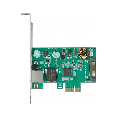 PCI Express x1 Netzwerkkarte 2,5 Gigabit LAN 1 x RJ45 mit PoE+ RTL8125