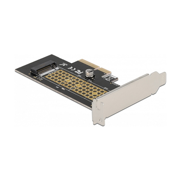 PCI Express x4 Karte zu 1 x intern NVMe M.2 Key M 80 mm - Low Profile Formfaktor
