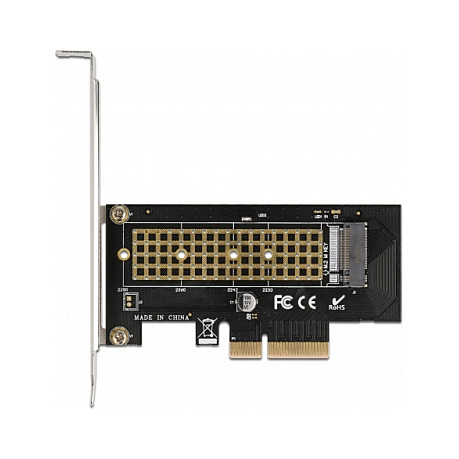 PCI Express x4 Karte zu 1 x intern NVMe M.2 Key M 80 mm - Low Profile Formfaktor
