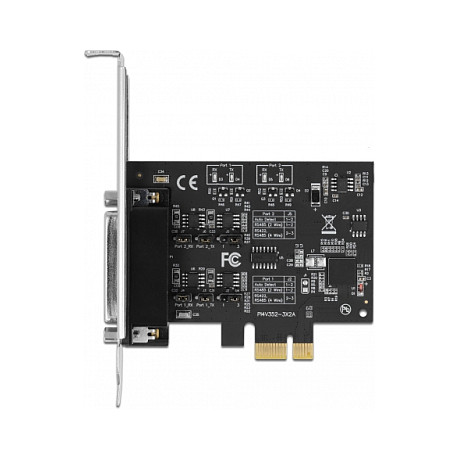 PCI Express x1 Karte zu 2 x Seriell RS-422/485 mit 15 kV ESD Schutz