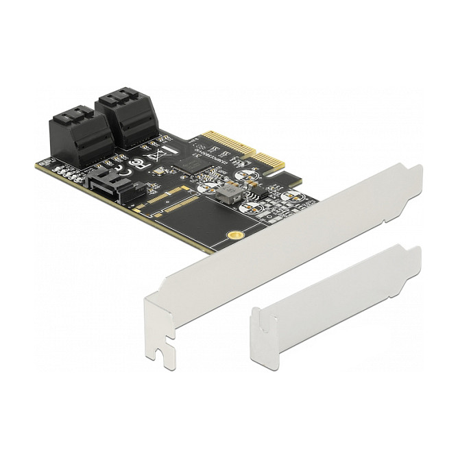 5 Port SATA PCI Express x4 Karte - Low Profile Formfaktor