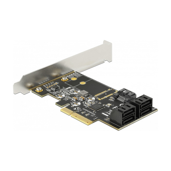 5 Port SATA PCI Express x4 Karte - Low Profile Formfaktor