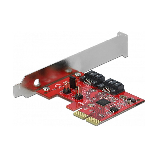 2 Port SATA PCI Express x2 Karte mit RAID 1 - Spiegelung bestehender Daten