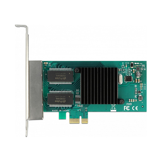 PCI Express x1 Netzwerkkarte Gigabit LAN 4 x RJ45 i350
