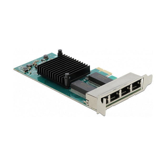 PCI Express x1 Netzwerkkarte Gigabit LAN 4 x RJ45 i350
