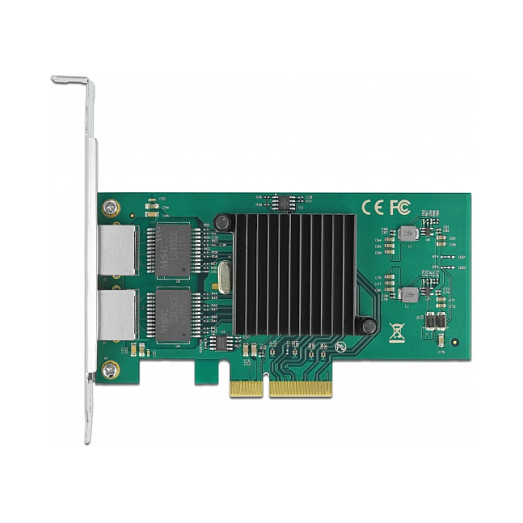 PCI Express x4 Netzwerkkarte Gigabit LAN 2 x RJ45 i82576