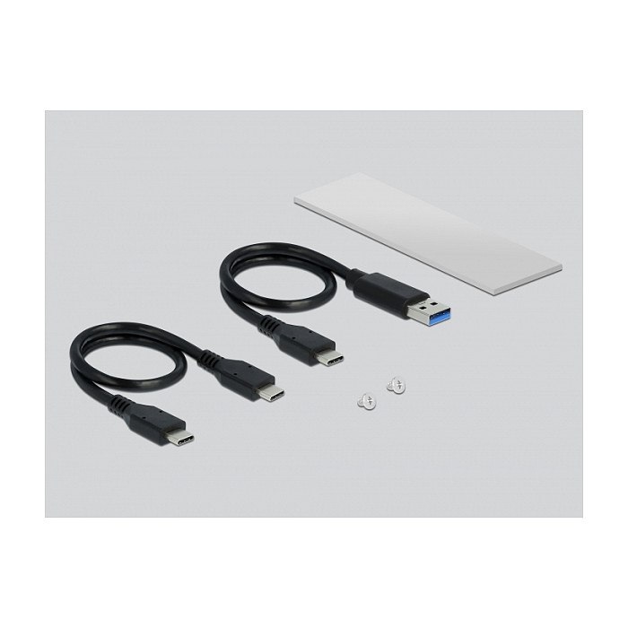 Externes Gehäuse für M.2 NVMe PCIe SSD mit SuperSpeed USB 10 Gbps (USB 3.2 Gen 2) USB Type-C™ Buchse