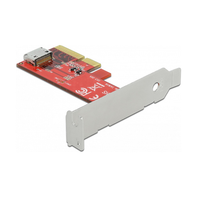 PCI Express x4 Karte zu 1 x intern OCuLink SFF-8612 - Low Profile Formfaktor