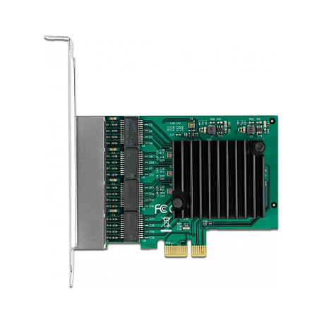 PCI Express x1 Netzwerkkarte Gigabit LAN 4 x RJ45 RTL8111