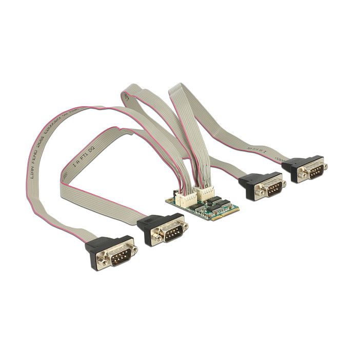 Modul MiniPCIe I/O PCIe full size 4 x Seriell RS-232 mit Spannungsversorgung