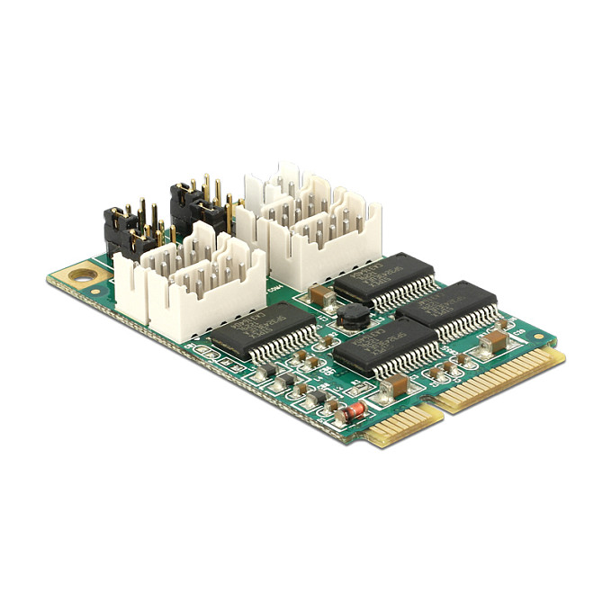 Modul MiniPCIe I/O PCIe full size 4 x Seriell RS-232 mit Spannungsversorgung