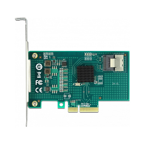 PCI Express x4 Karte zu 4 x SATA 6 Gb/s RAID und HyperDuo - Low Profile Formfaktor