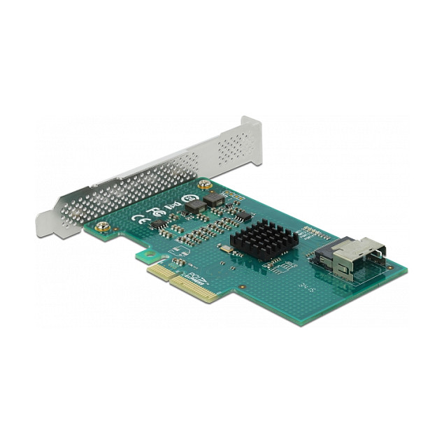 PCI Express x4 Karte zu 4 x SATA 6 Gb/s RAID und HyperDuo - Low Profile Formfaktor
