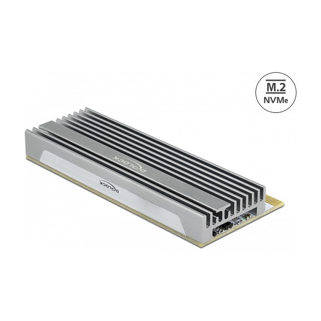 PCI Express x16 (x4 / x8) Karte zu 1 x NVMe M.2 Key M mit LED Beleuchtung