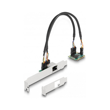 Mini PCIe I/O PCIe half size 1 x RJ45 2,5 Gigabit LAN
