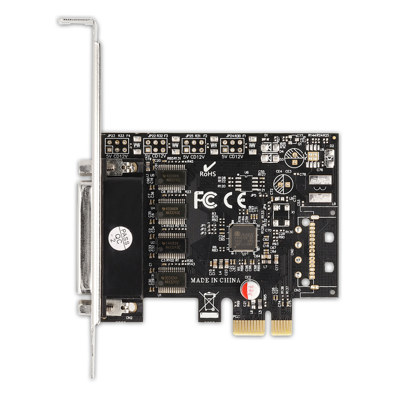 PCI Express Karte zu 4 x Seriell RS-232