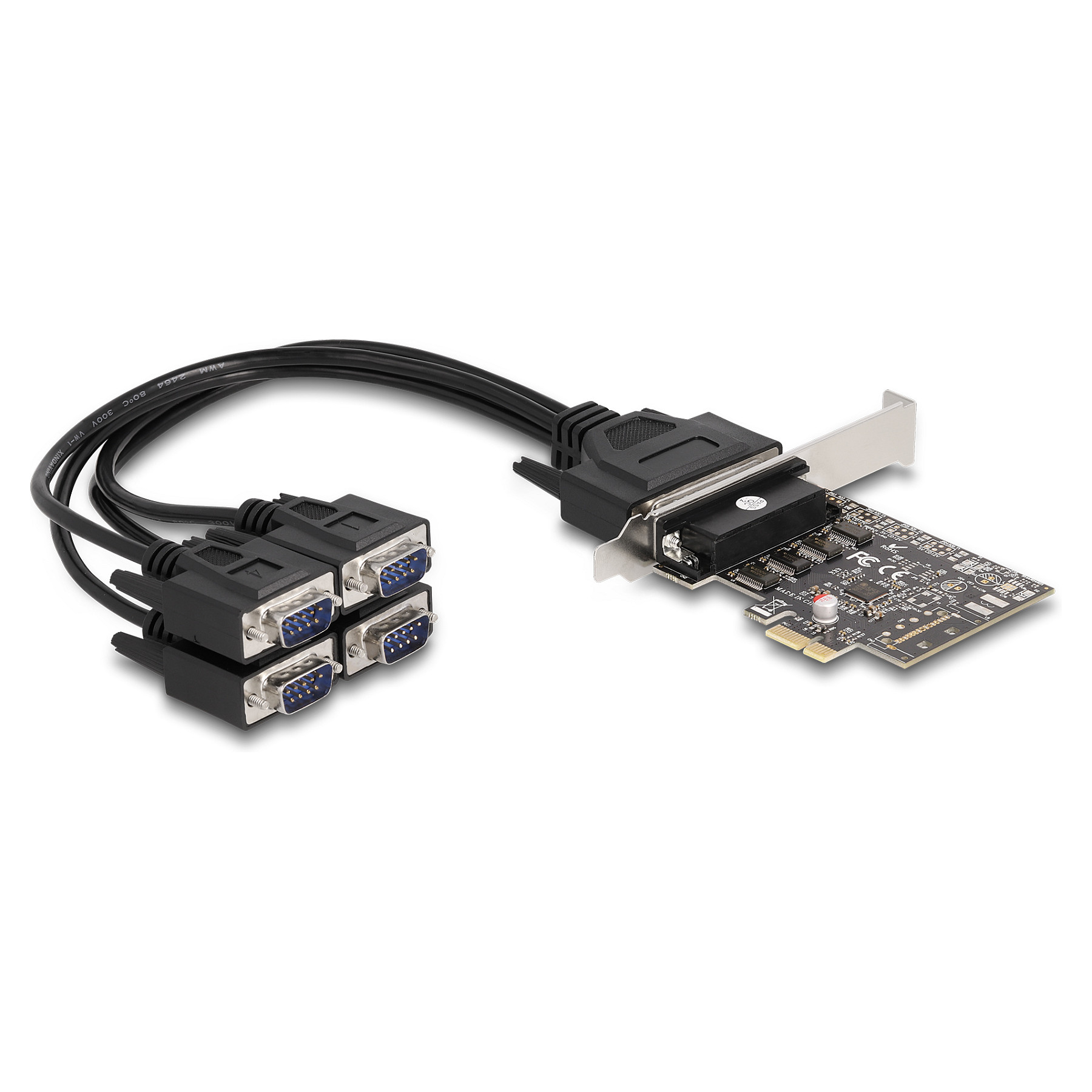 PCI Express Karte zu 4 x Seriell RS-232