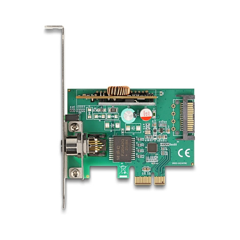 PCI Express x1 Netzwerkkarte 2,5 Gigabit LAN 1 x M12 mit PoE+ RTL