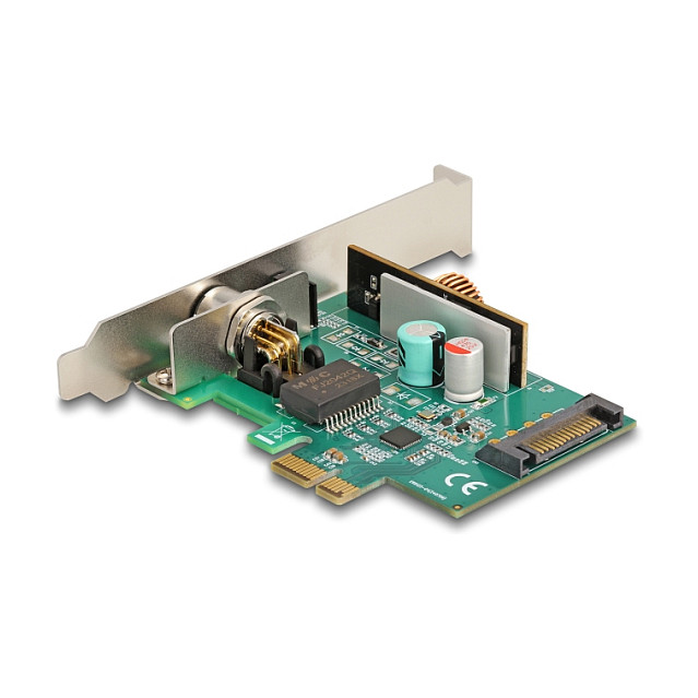 PCI Express x1 Netzwerkkarte 2,5 Gigabit LAN 1 x M12 mit PoE+ RTL