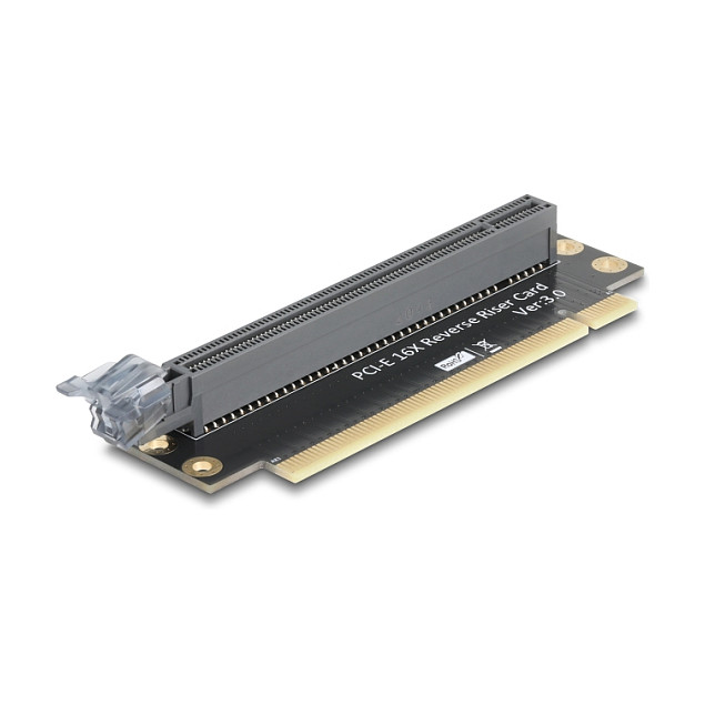 Riser Karte PCI Express 3.0 x16 Stecker zu x16 Slot 90° rechts gewinkelt - Slothöhe 23 mm