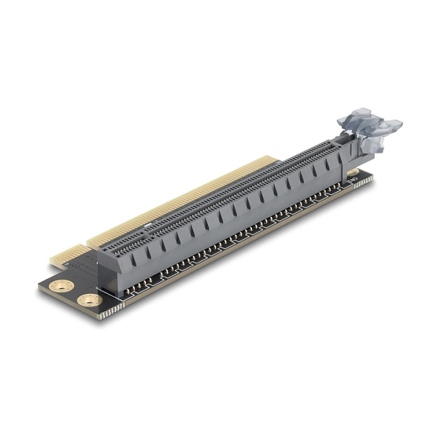 Riser Karte PCI Express 3.0 x16 Stecker zu x16 Slot 90° rechts gewinkelt - Slothöhe 23 mm