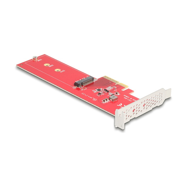 PCI Express 5.0 x4 Karte zu 1 x intern NVMe M.2 Key M - Low Profile Formfaktor