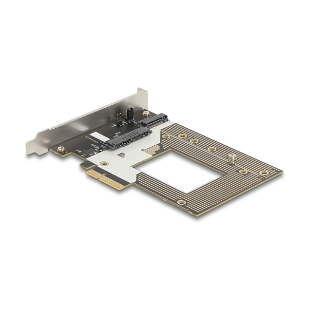 PCI Express 4.0 x4 Karte zu 1 x NVMe M.2 Key M 110 mm oder U.2 Slot