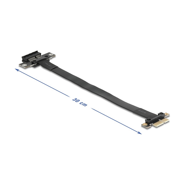 PCI Express x1 Stecker zu x1 Slot Verlängerung 30 cm Riser Karte