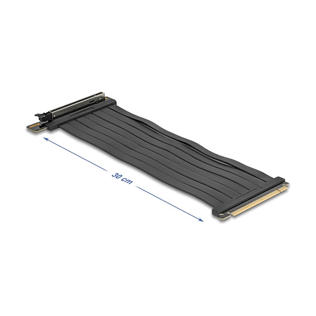 Riser Karte PCI Express 5.0 x16 Stecker zu x16 Slot mit Kabel 30 cm