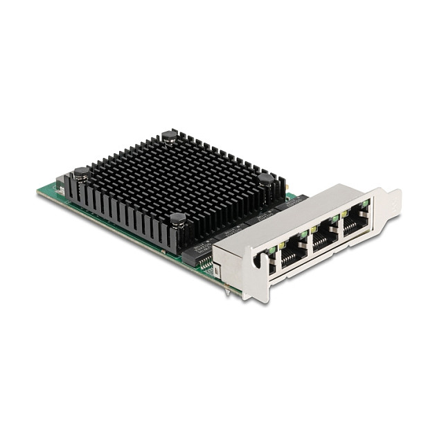 PCI Express x4 Netzwerkkarte 2,5 Gigabit LAN 4 x RJ45 RTL8125