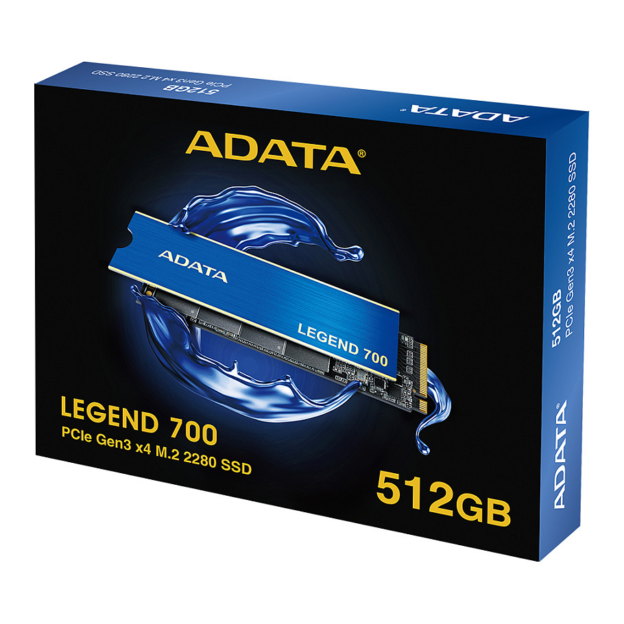 M.2 512GB ADATA LEGEND 700 (blau/gold, PCIe 3.0 x4, NVMe 1.4, M.2 2280)