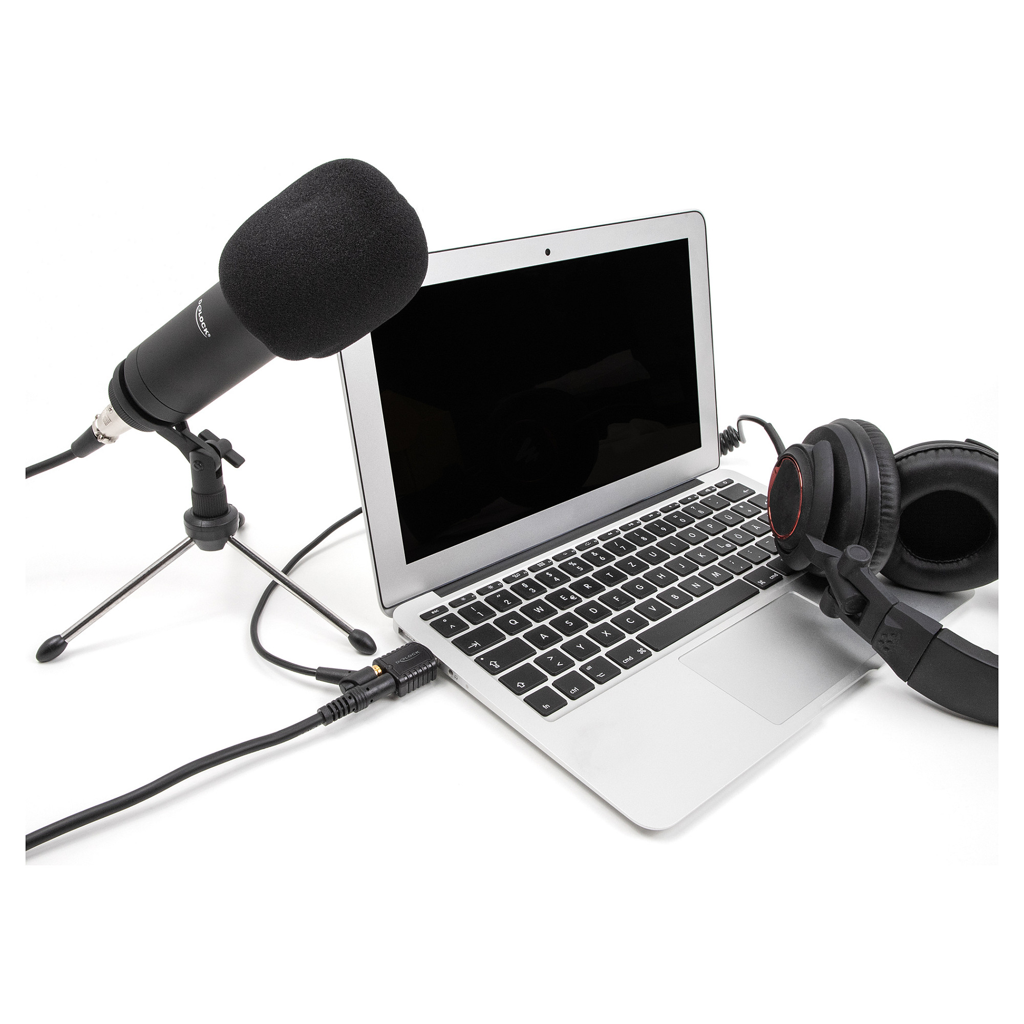 Externe USB Soundkarte 24 Bit / 96 kHz Plug & Play für Windows, MAC, Linux, Chrome OS