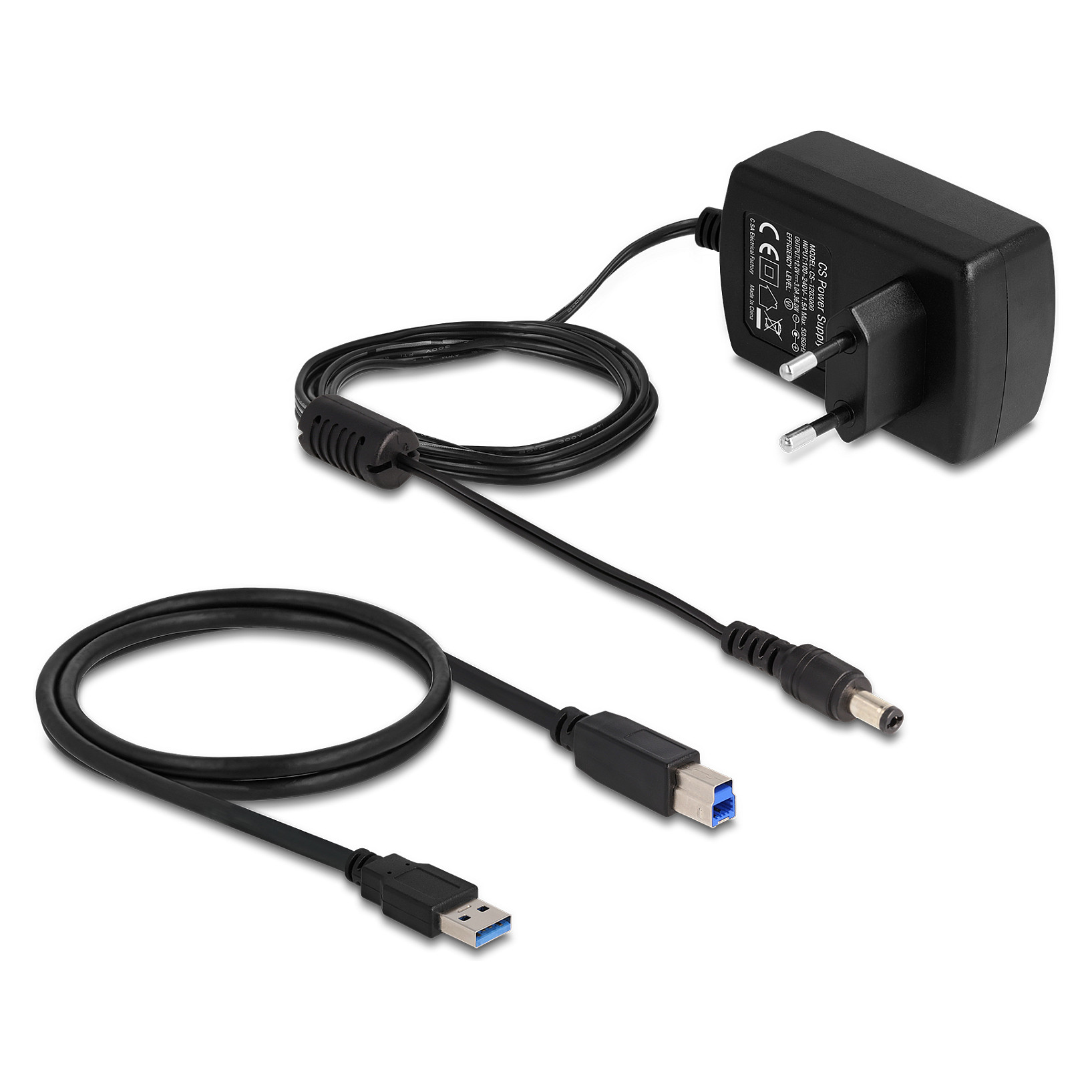 USB Dual Dockingstation für 2 x SATA HDD / SSD mit Klon- und Löschfunktion