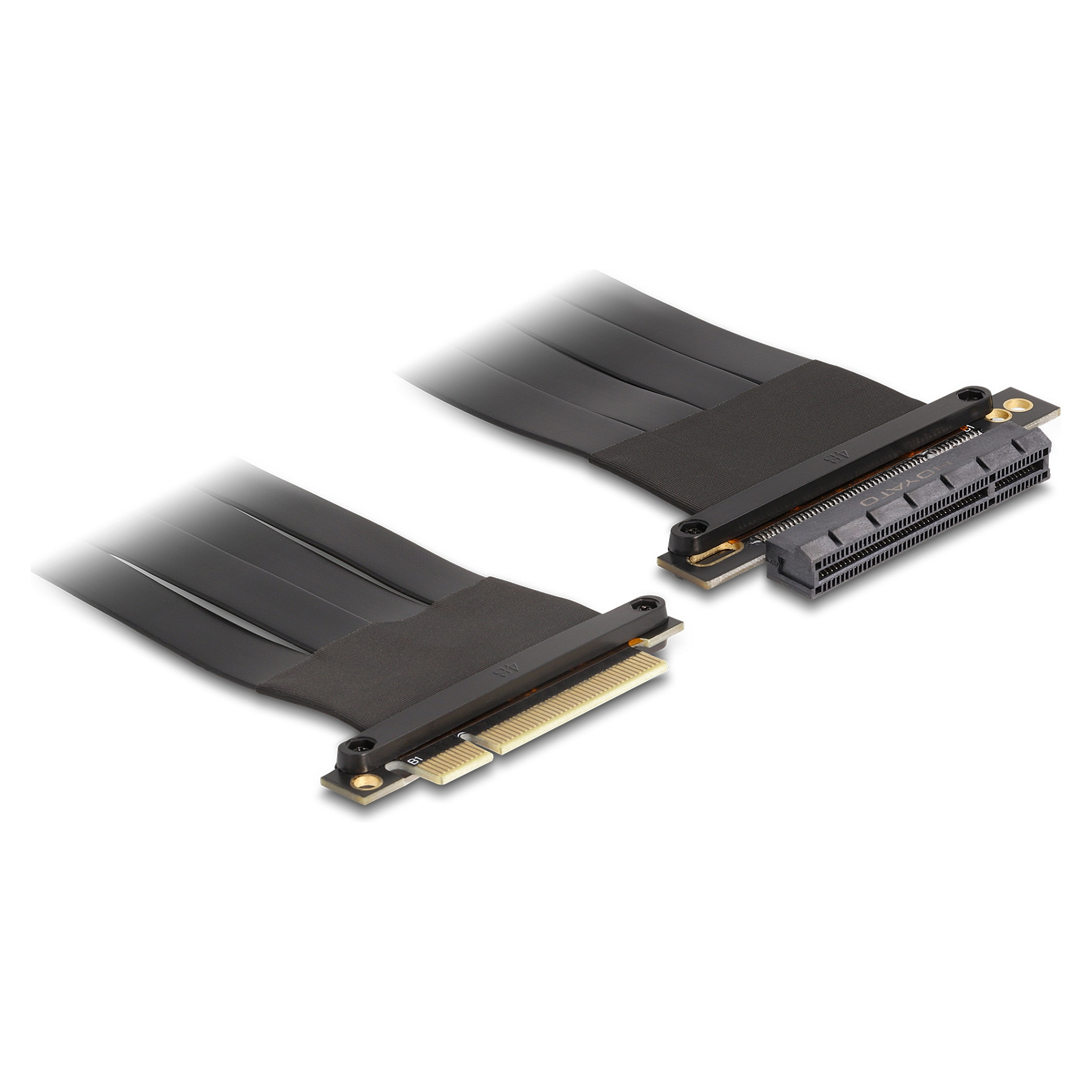 Riser Karte PCI Express x8 Stecker zu x8 Slot mit Kabel 60 cm
