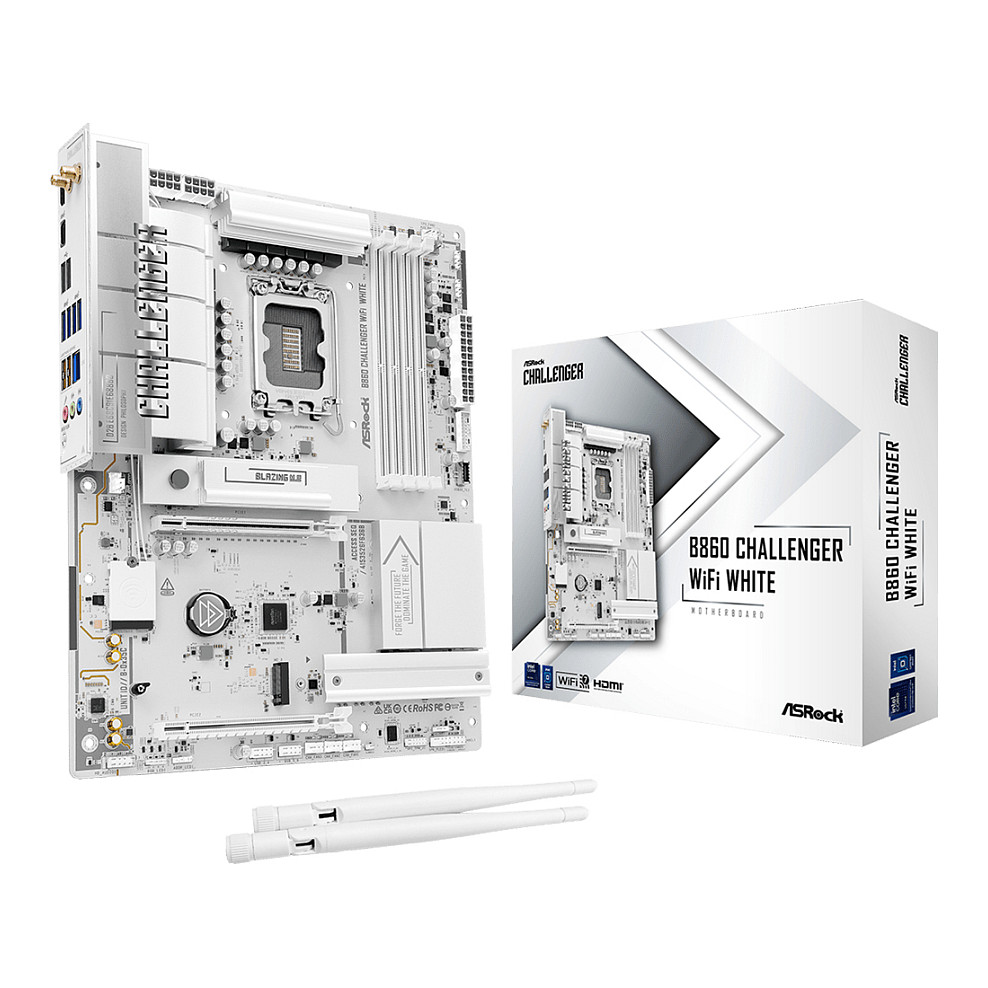 ASROCK B860 Challenger WiFi DDR5 Intel S1851 White retail