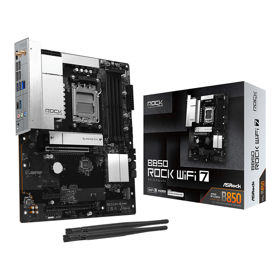 ASRock B850 Rock WiFi7 AM5 ATX HDMI/USB-C