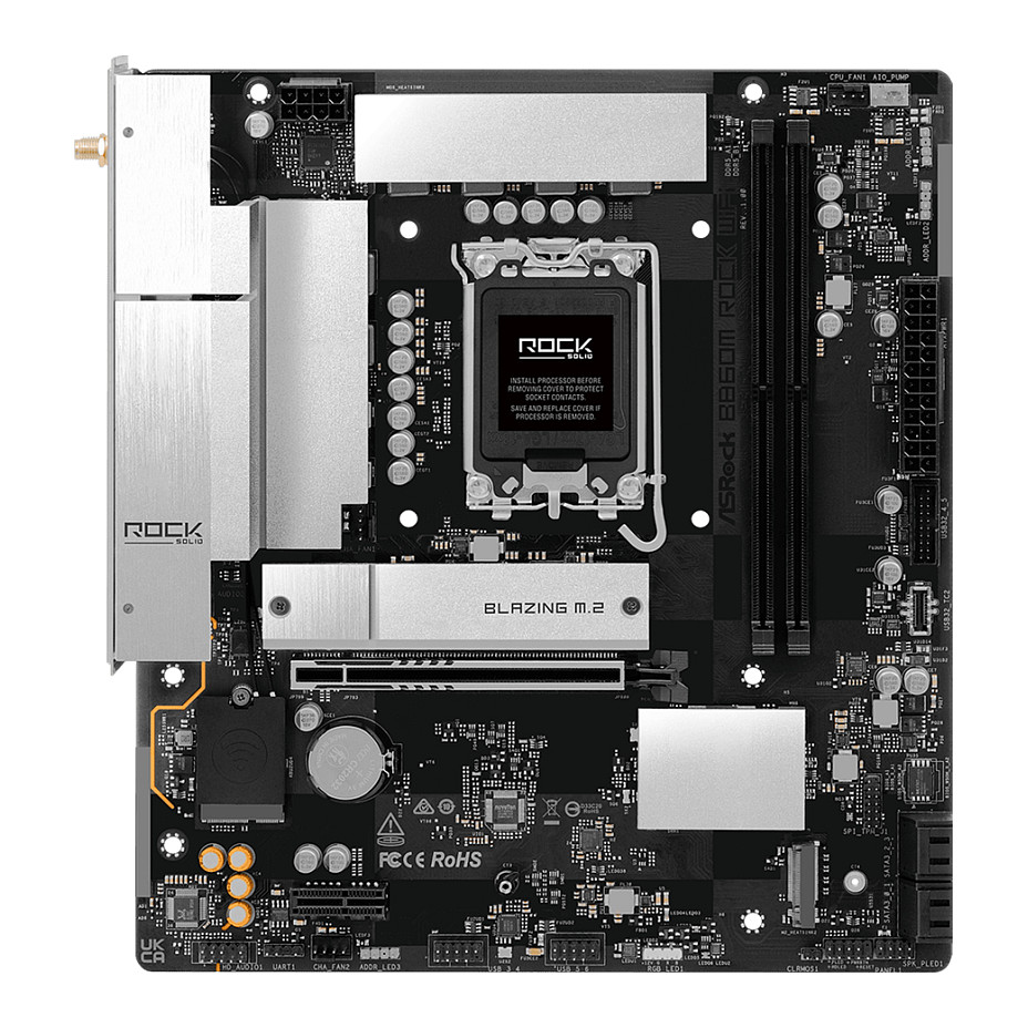 ASRock B860M Rock Wifi 1851 mATX HDMI/DP DDR5