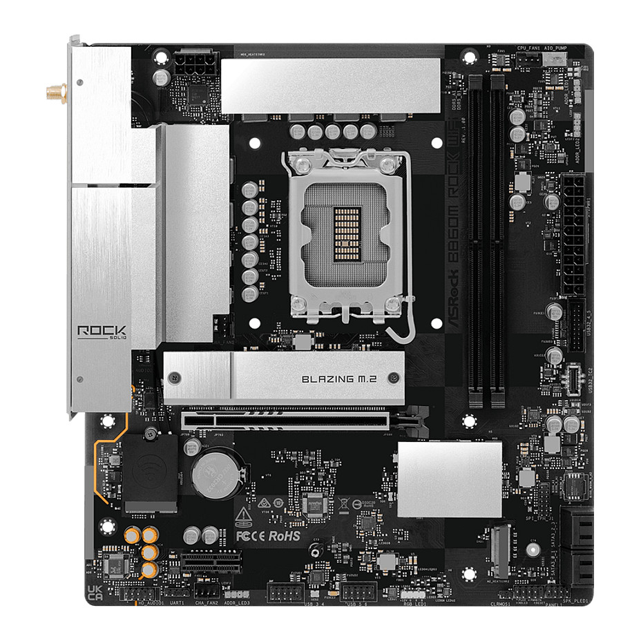 ASRock B860M Rock Wifi 1851 mATX HDMI/DP DDR5
