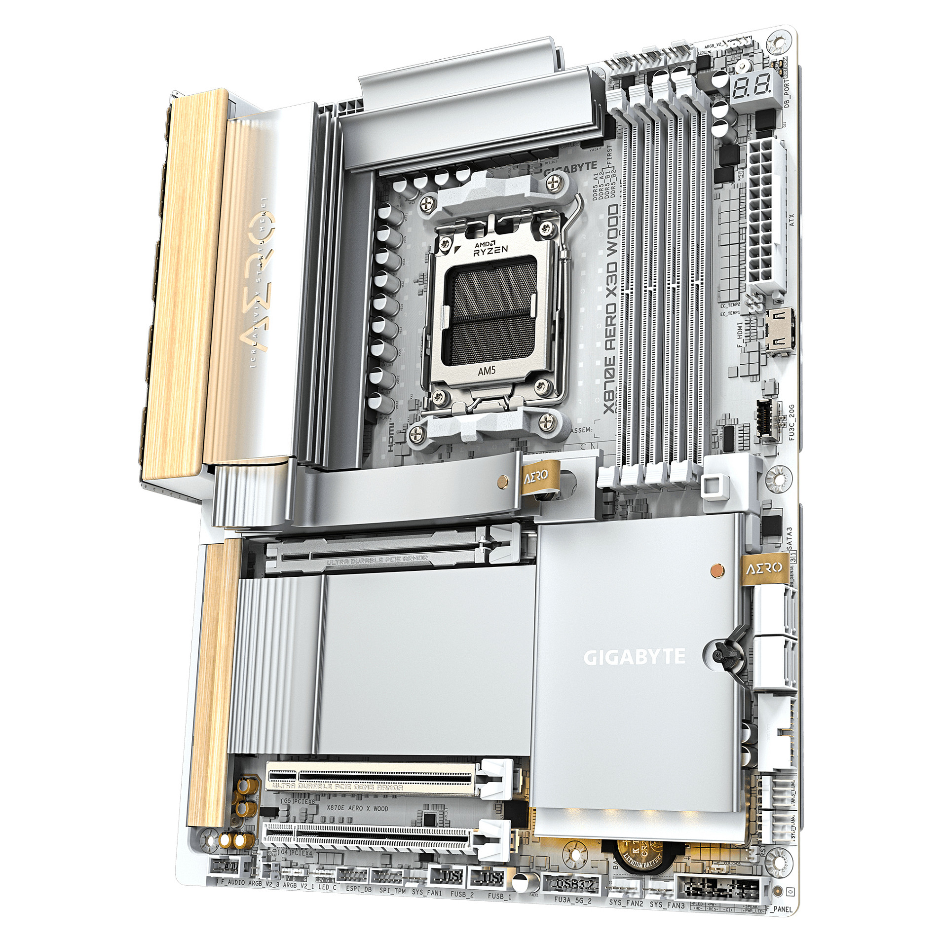 Gigabyte X870E AERO X3D WOOD (AM5) (D)