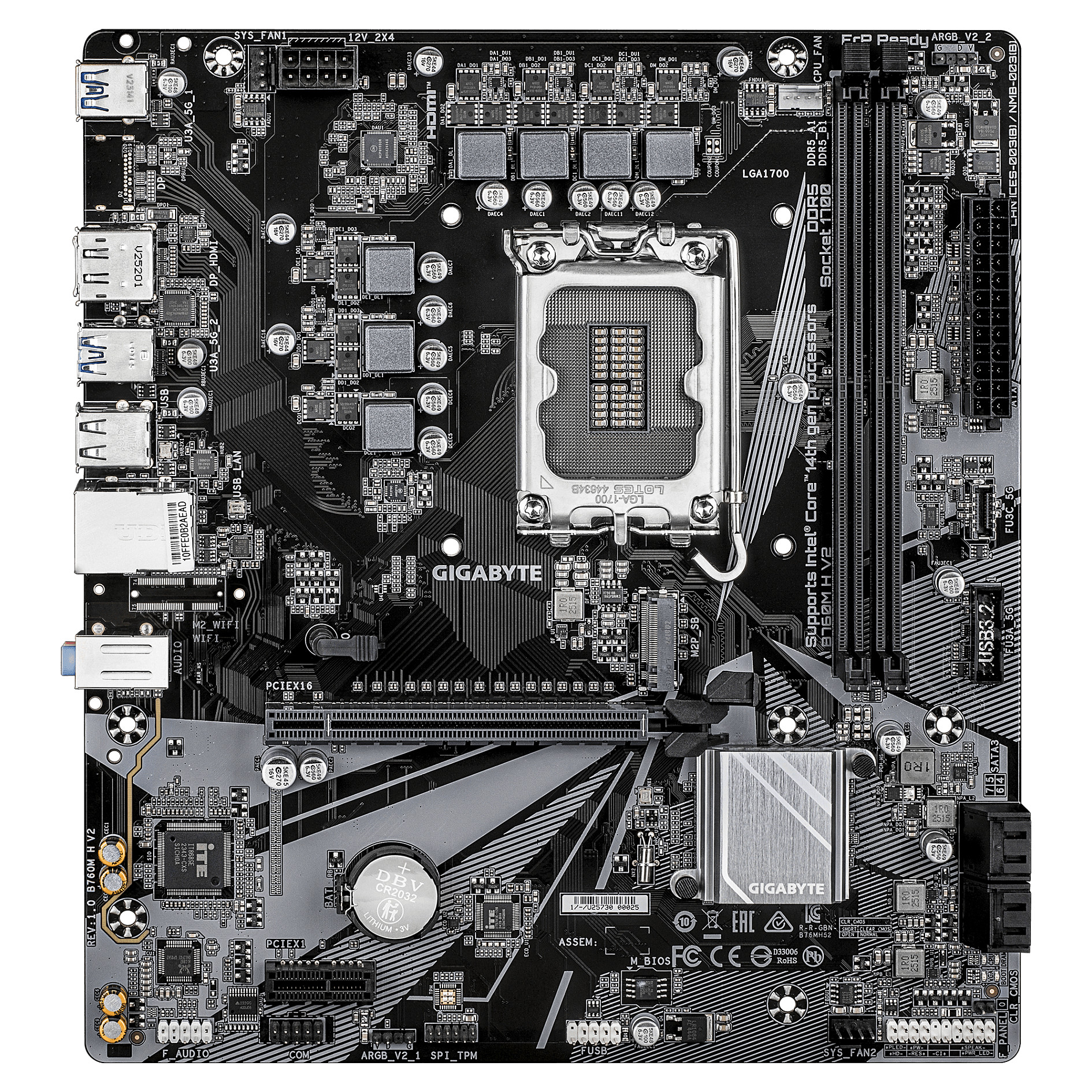 Gigabyte B760M H V2 (1700) (D)
