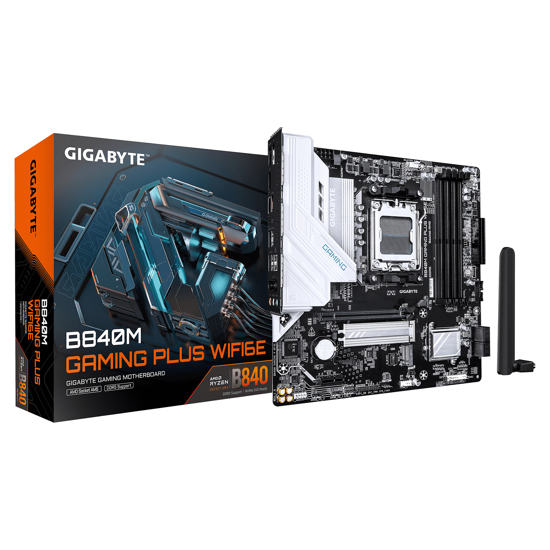 Gigabyte B840M Gaming P WF6E (AM5) (D)